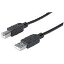 Manhattan Manhattan cablu Hi-Speed USB 2.0 A-B M/M 1,8m negru