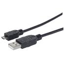 Manhattan Manhattan cablu Hi-Speed USB 2.0 A-Micro B M/M 0,5m negru