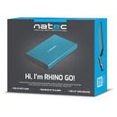 Natec Natec external enclosure RHINO GO for 2,5'' SATA, USB 3.0, Blue