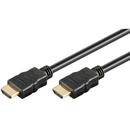 TECHLY Techly Monitor cable HDMI-HDMI M/M 1.4 Ethernet, shielded, 5m, black
