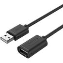Unitek cablu prelungitor USB2.0 AM-AF, 1,0m; Y-C428GBK