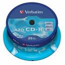 Verbatim Verbatim CD-R[ cake box 25 | 700MB | 52x | Crystal | DataLife+ AZO ]