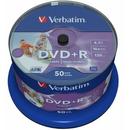 Verbatim Verbatim DVD+R[ 4.7GB, 16x, spindle, Wide Photo printabil, 50 bucati ]