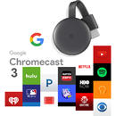 Chromecast 3.0 HDMI Streaming Media Player Black