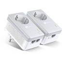 TP-LINK TL-PA4022P Kit, AV600 Passthrough, 600Mbps Powerline Twin Pack