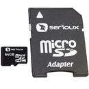 Serioux MicrodSDHC 64GB UHS-I + Adaptor CL10