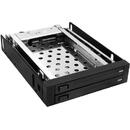 IcyBox Mobile Rack for 2x 2,5'' SATA HDD or 3,5'' SSD, Black