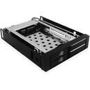 IcyBox Mobile Rack for 2x 2.5'' SATA HDD or SSD, Black