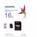 Adata MICROSDHC AUSDH16GUICL10-RA1, 16GB, CL10, ADATA W/A