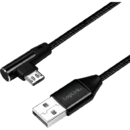 LogiLink LOGILINK - USB 2.0 to micro-USB (90° angled) male, 1m