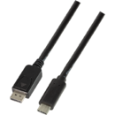 LogiLink LOGILINK - USB 3.2 Gen 1x1 USB-C™ M to DisplayPort 1.2 Cable, 1.8m