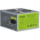 DeLux SURSA DELUX 550W, Fan 12cm, Conector 20+4 pini, 2xSATA, 2xMolex, 1xSmall 4 pini, "DLP-30D-550"