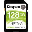 Kingston Canvas Select Plus SDS2/128GB (128GB; Class U3, V30; Memory card)