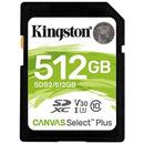 Kingston Canvas Select Plus SDS2/512GB (512GB; Class U3, V30; Memory card)