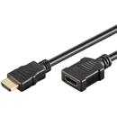 TECHLY Techly Cablu prelungitor pentru monitor HDMI-HDMI M/F 1,8m negru