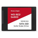 Western Digital  Red SA500 NAS SSD 2.5'' 500GB SATA/600, 560/530 MB/s, 7mm, 3D NAND