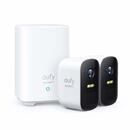 eufy eufyCam 2C Security wireless, HD 1080p, IP67, Nightvision, 2 camere video