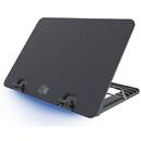 Cooler pentru laptop din metal Negru