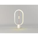ALLOCACOC Allocacoc heng balance lamp ellipse plastic USB, 5W, 50 lm, 1A 5V, lumina calda, Alb