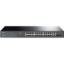 TP-LINK TL-SG1428PE network switch Managed Gigabit Ethernet (10/100/1000) Black 1U Power over Ethernet (PoE)