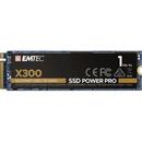 EMTEC  X300 Power Pro 1 TB M.2 2280, NVMe PCIe Gen 3.0 x4