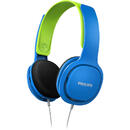 Philips Casti Audio Kids Over Ear, Microfon, Mufa Jack 3,5 mm, Albastru