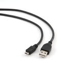 Gembird CABLU USB2.0 la Micro-USB  GEMBIRD  1m,  (AM/BM), black, "CCP-mUSB2-AMBM-1M"