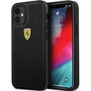 Ferrari Ferrari Husa On Track Perforated iPhone 12 Mini Negru