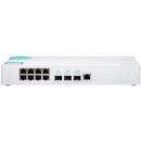 QNAP QNAP QSW-308-1C network switch Unmanaged Gigabit Ethernet (10/100/1000) White