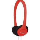 KPH7r Headphones, On-Ear, Wired, Red