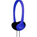 KPH7b Headphones, On-Ear, Wired, Blue