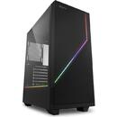 Sharkoon Sharkoon RGB FLOW, tower case (black, side panel of tempered glass)