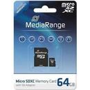 MediaRange 64 GB microSDXC, memory card (black, Class 10)