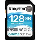 Kingston Canvas Go! Plus 128GB SDXC, Memory Card (black, UHS-I (U3), Class 10, V30)