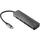 Trust Trust 23328 interface hub USB 3.2 Gen 1 (3.1 Gen 1) Type-A 5000 Mbit/s Grey