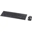Hama "Cortino" Wireless Keyboard/Mouse Set, black, ROU