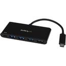 4 Port USB C Hub with 4 USB Type-A Ports (USB 3.0 SuperSpeed 5Gbps) - 60W Power Delivery Passthrough Charging - USB 3.1 Gen 1/USB 3.2 Gen 1 Laptop Hub Adapter - MacBook, Dell