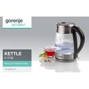 Gorenje K17GE Kettle, Electric, Capacity 1.7 L, Power 2150 W, Glass, Transparent/Stainless steel