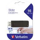 Verbatim Store n Go Slider 10x1  16GB USB 2.0 Negru