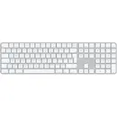 Apple Magic Keyboard (2021) with Touch ID and Numeric Keypad - Romanian (2021) - Silver