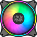 Cooler Master Cooler Master MasterFan MF120 HALO 3in1, case fan (black / transparent, pack of 3, incl.RGB controller)
