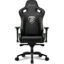 Skiller SGS4 Gaming Seat - black/green