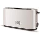 Black  Decker "BXTO1001E" Toaster, white