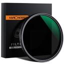 Filtru ND K&F Concept 52mm Variabil Fader NDX ND8-ND2000 GREEN COATED JAPAN OPTICS KF01.1354