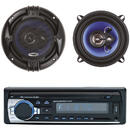 Pachet Radio MP3 player auto PNI Clementine 8428BT 4x45w + Difuzoare auto coaxiale PNI HiFi500, 100W, 12.7 cm