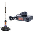 PNI Kit Statie radio CB PNI ESCORT HP 9001 PRO ASQ reglabil, AM-FM, 12V, 4W + Antena CB PNI ML70 26-30MHz, 200W, 70cm, magnet 145 mm inclus
