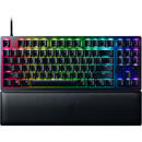 Huntsman V2 Tenkeyless Optical Gaming Keyboard Clicky Purple Switch US Layout Wired Black