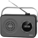 Sencor Radio FM portabil Bluetooth SRD 3200B Sencor, 1.2 W RMS, microSD, gri