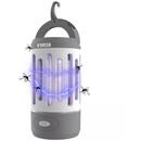 NOVEEN Lampa electrica anti-insecte Noveen Insect killer lamp, LED UV, 4W, 800 V, portabil (1200 mAh), lanterna, IP44, IKN851 White Grey