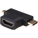 Akyga Akyga AK-AD-23 cable gender changer HDMI miniHDMI / microHDMI Black